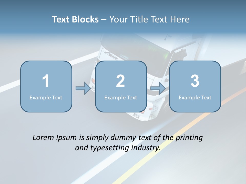 Transport Driver Transportation PowerPoint Template