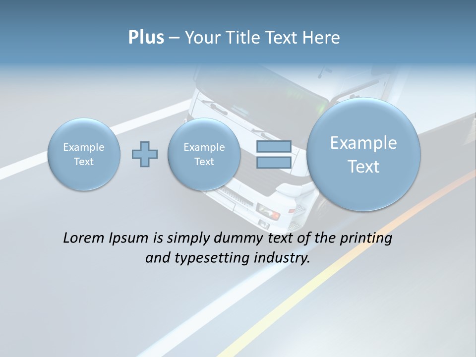 Transport Driver Transportation PowerPoint Template