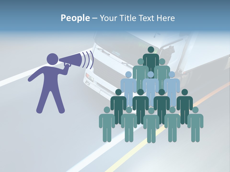 Transport Driver Transportation PowerPoint Template