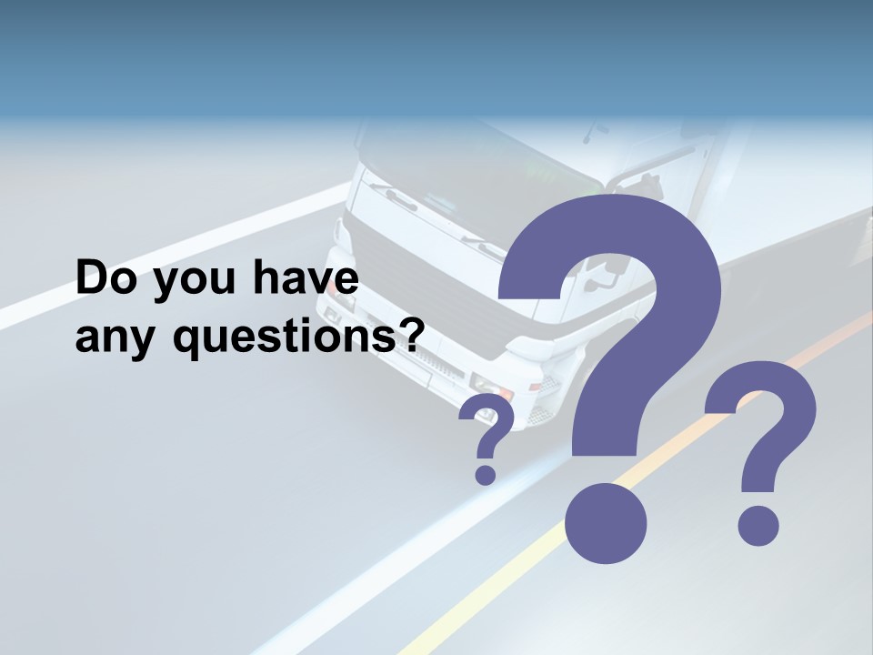 Transport Driver Transportation PowerPoint Template