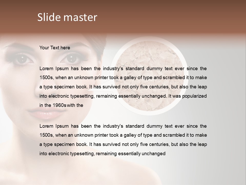 Complexion Skin Earth PowerPoint Template