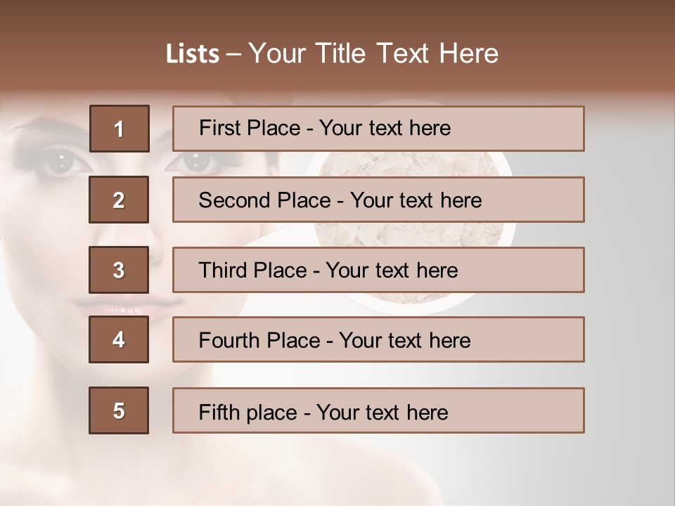 Complexion Skin Earth PowerPoint Template