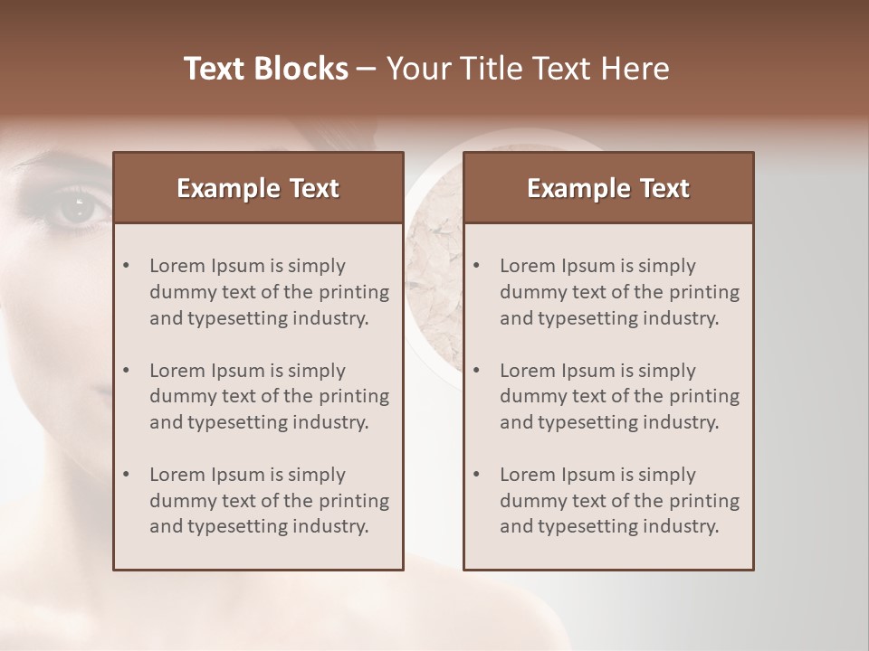 Complexion Skin Earth PowerPoint Template