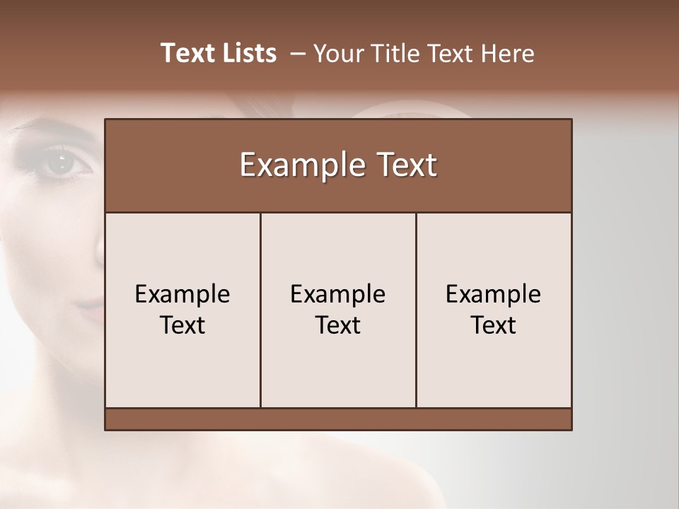 Complexion Skin Earth PowerPoint Template