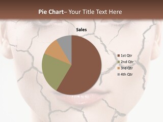 Natural Caucasian Eyes PowerPoint Template