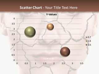 Natural Caucasian Eyes PowerPoint Template