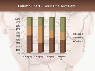 Natural Caucasian Eyes PowerPoint Template