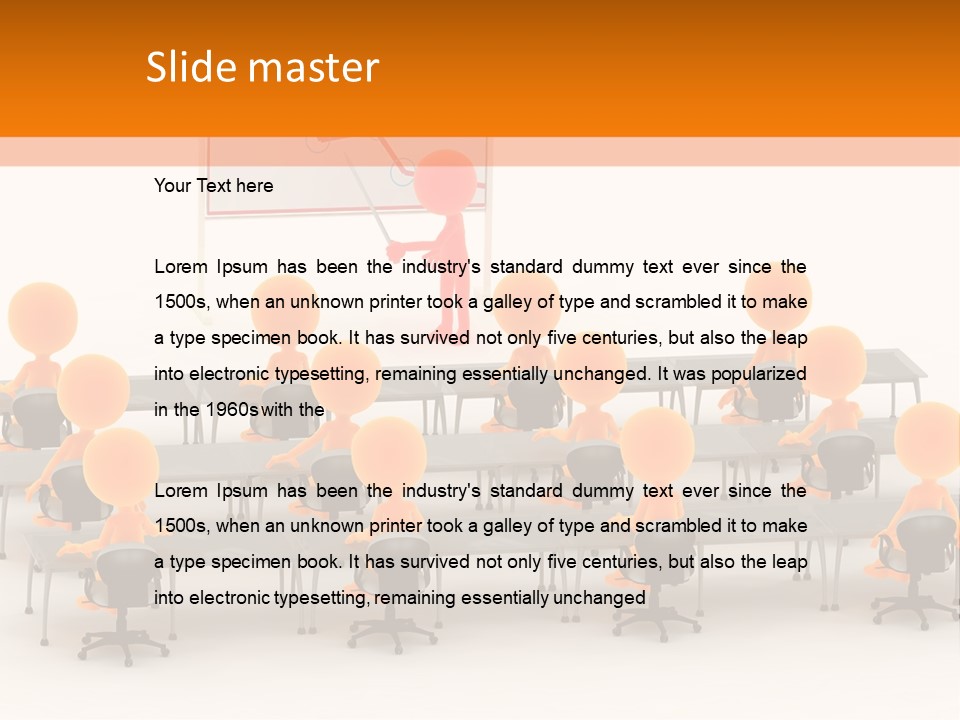 Students Company Executive PowerPoint Template