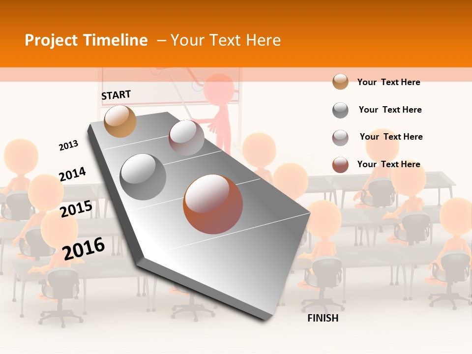 Students Company Executive PowerPoint Template