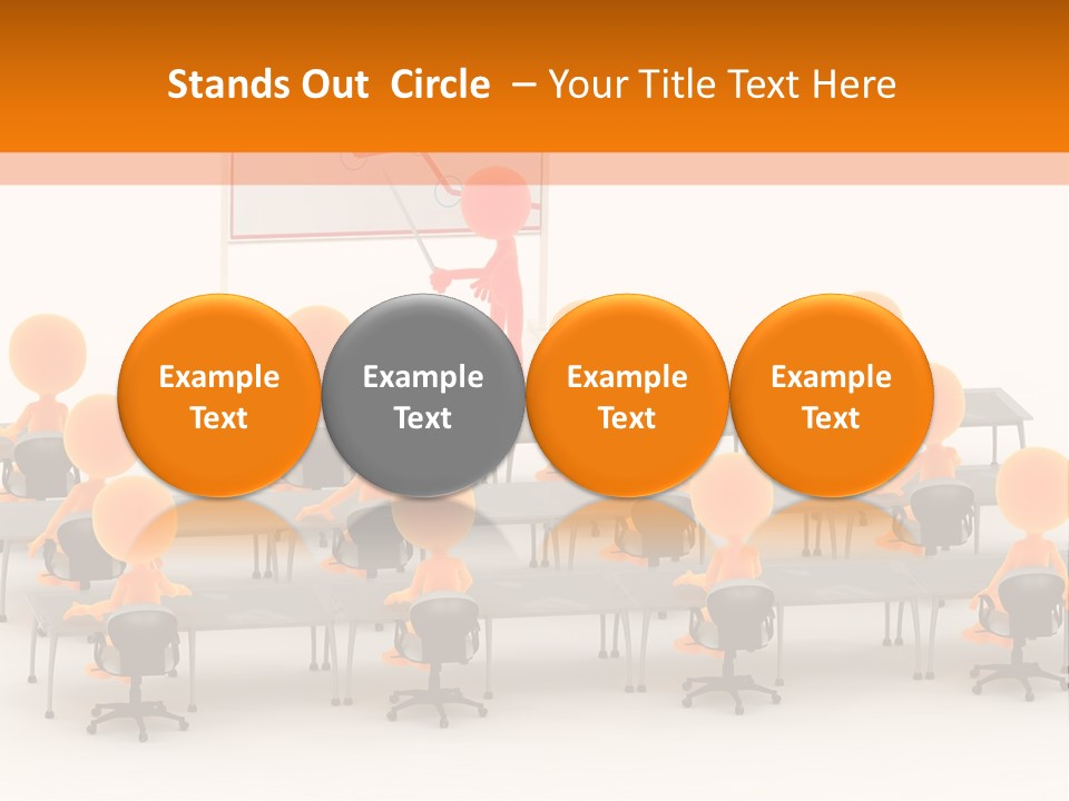 Students Company Executive PowerPoint Template