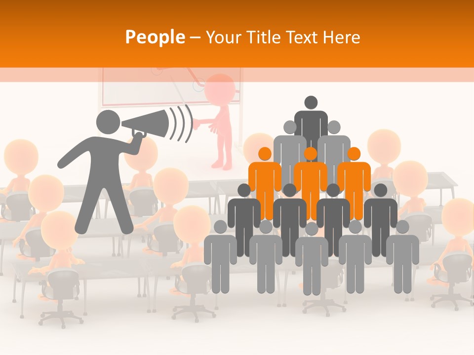 Students Company Executive PowerPoint Template