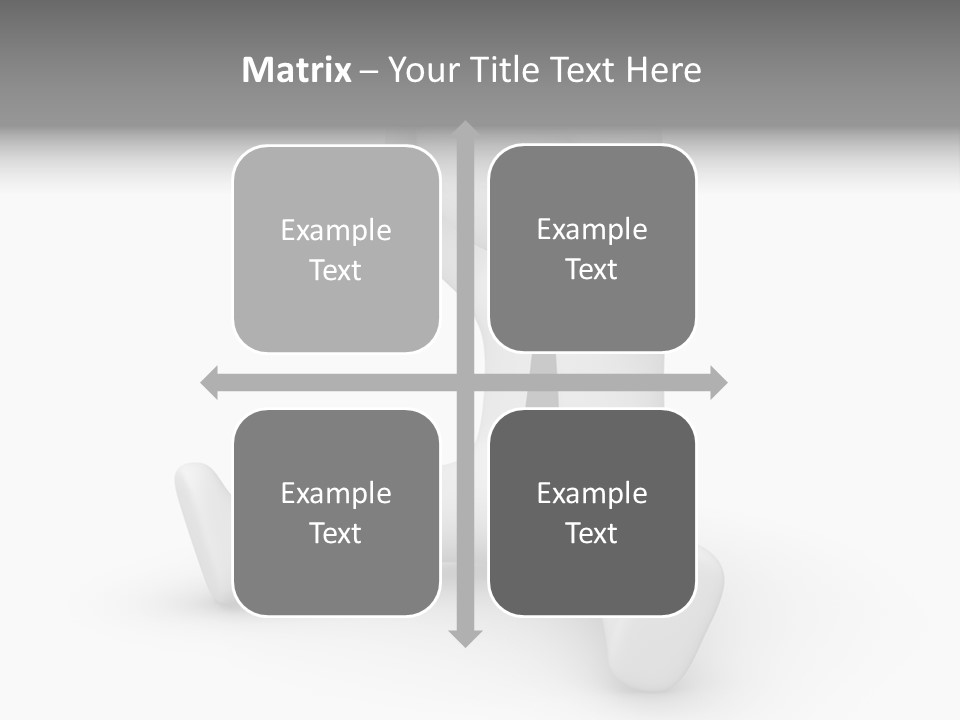 Businessman Loser Tie PowerPoint Template