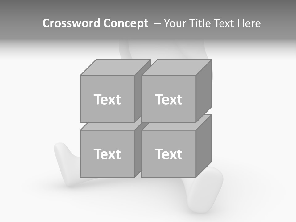 Businessman Loser Tie PowerPoint Template