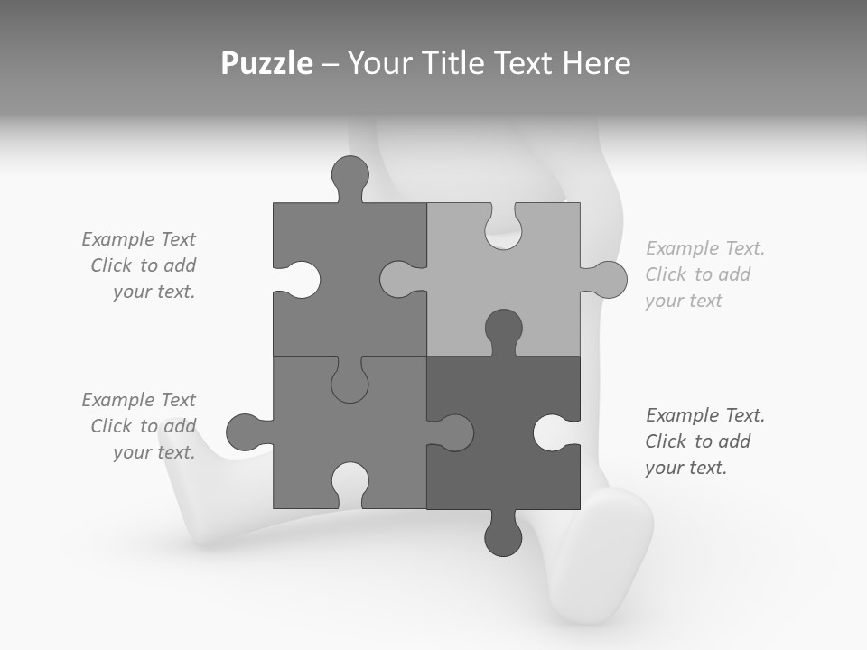 Businessman Loser Tie PowerPoint Template