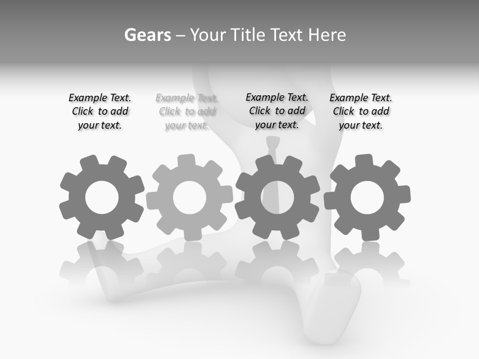 Businessman Loser Tie PowerPoint Template