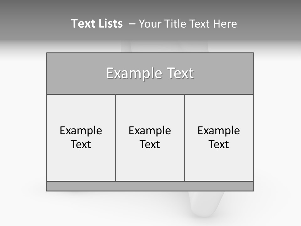 Businessman Loser Tie PowerPoint Template