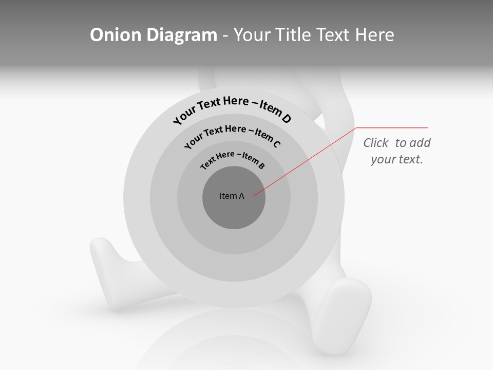 Businessman Loser Tie PowerPoint Template