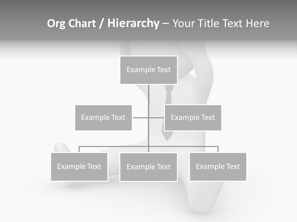 Businessman Loser Tie PowerPoint Template