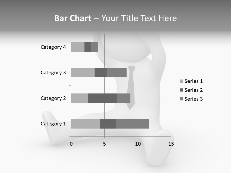 Businessman Loser Tie PowerPoint Template
