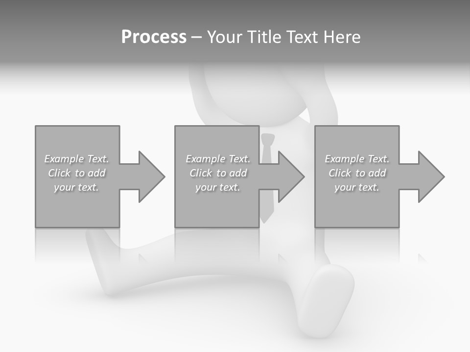 Businessman Loser Tie PowerPoint Template