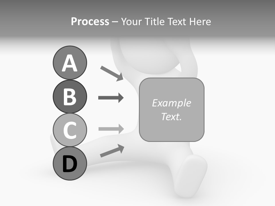 Businessman Loser Tie PowerPoint Template