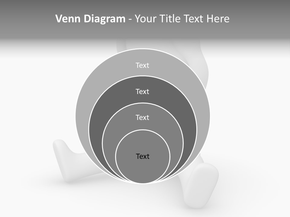 Businessman Loser Tie PowerPoint Template