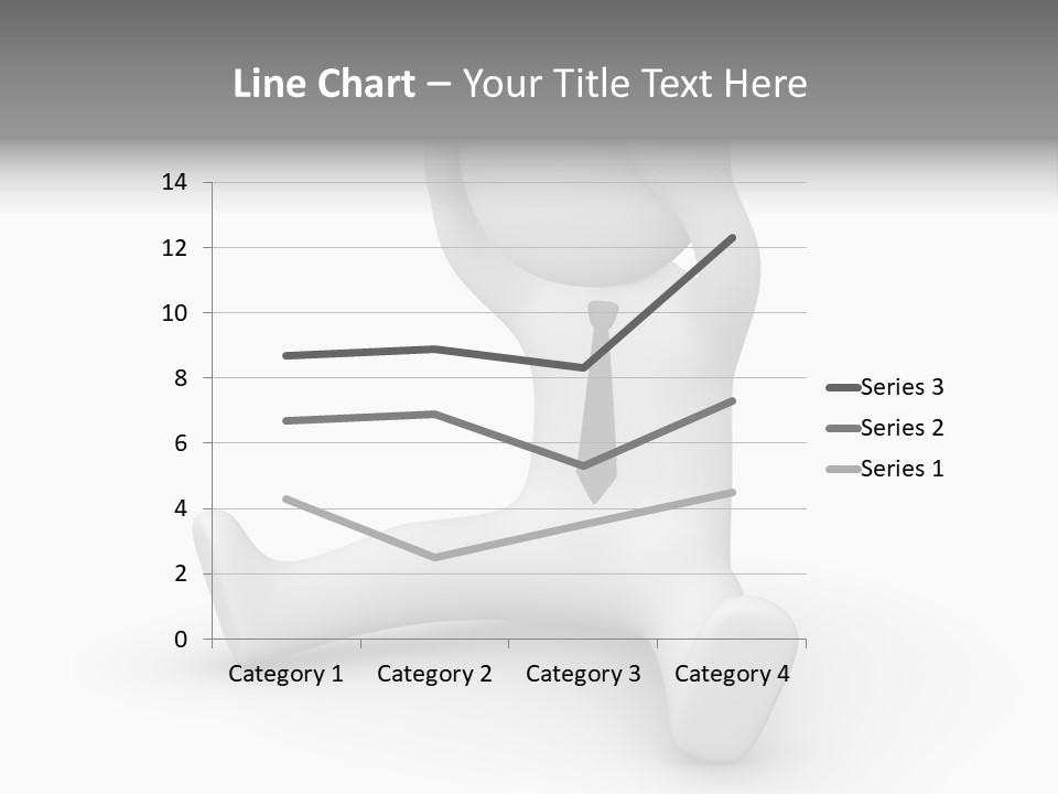 Businessman Loser Tie PowerPoint Template