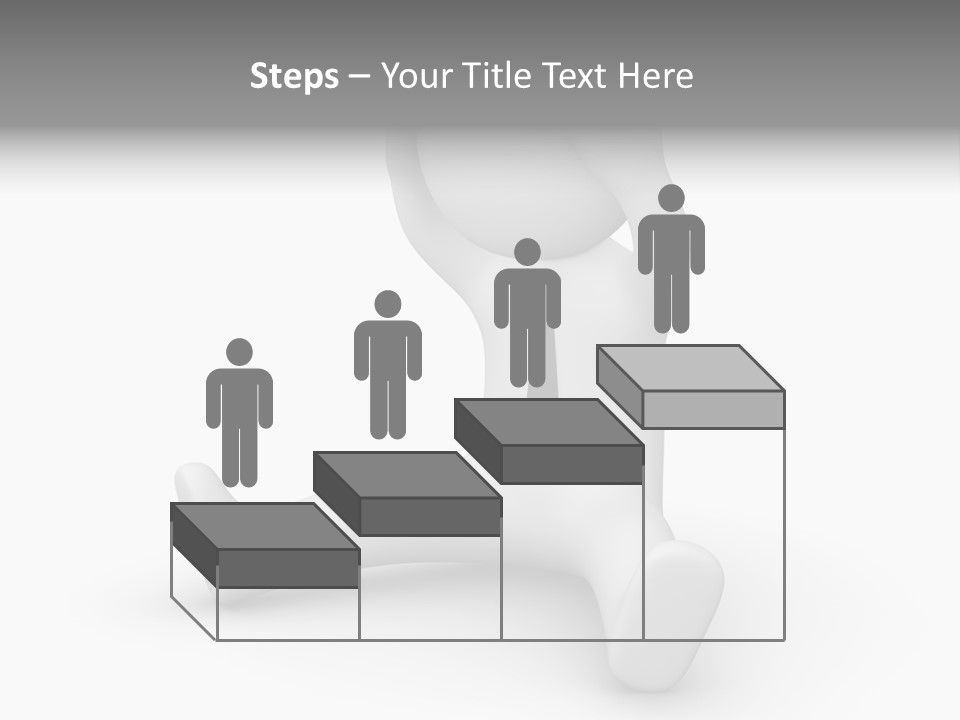 Businessman Loser Tie PowerPoint Template