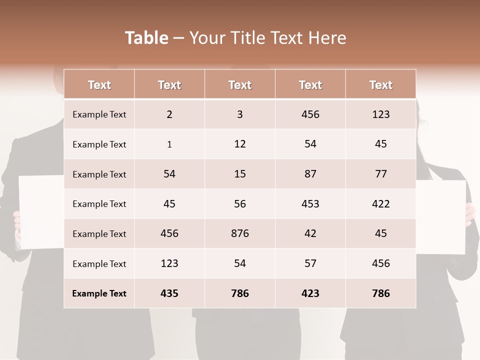 Businesswoman Looking Pretty PowerPoint Template