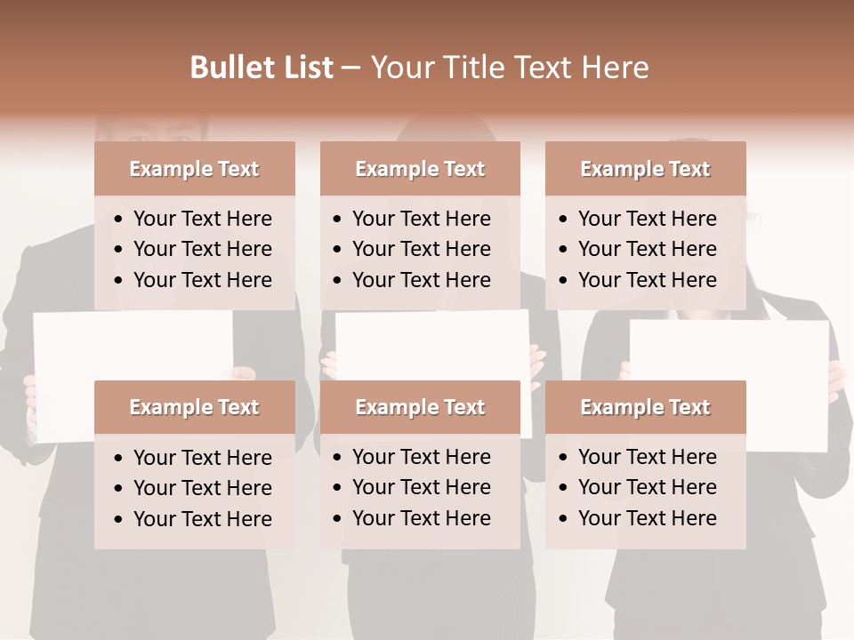 Businesswoman Looking Pretty PowerPoint Template