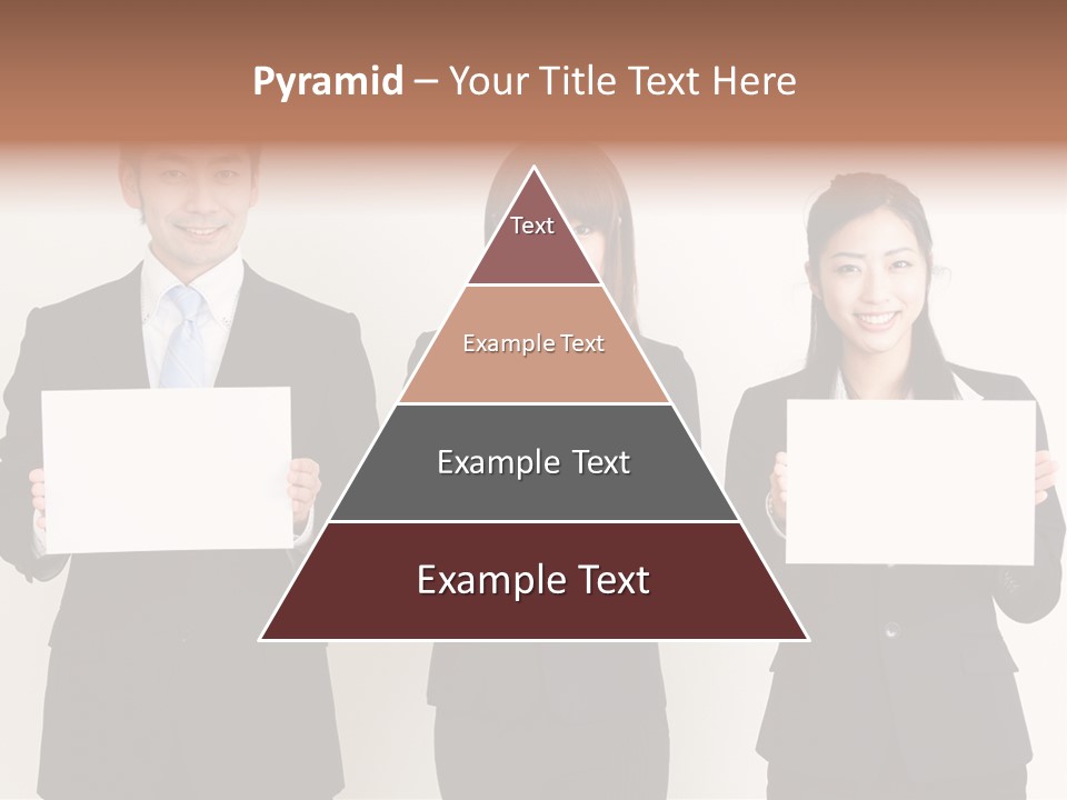 Businesswoman Looking Pretty PowerPoint Template