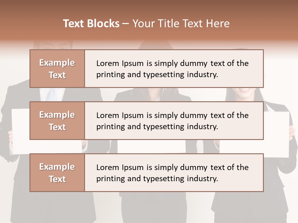 Businesswoman Looking Pretty PowerPoint Template