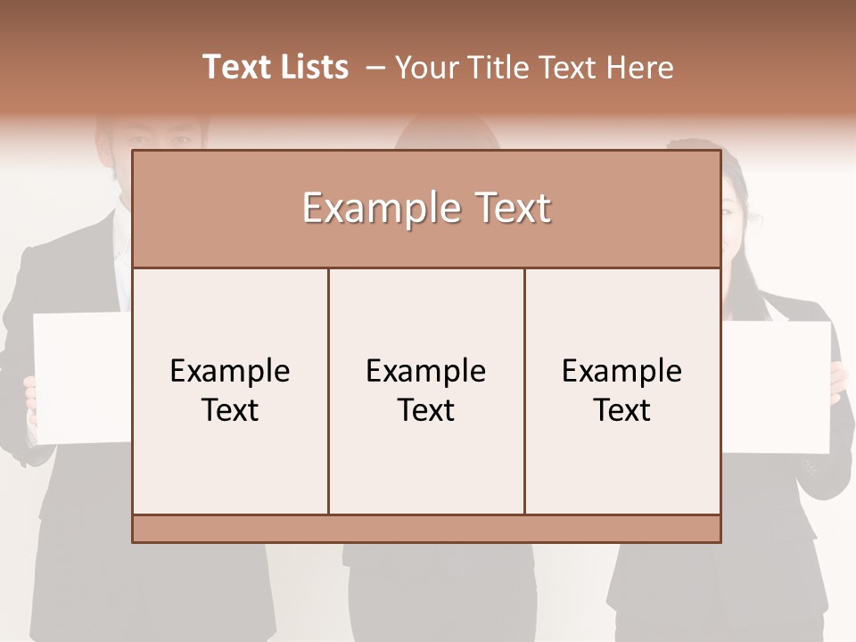 Businesswoman Looking Pretty PowerPoint Template