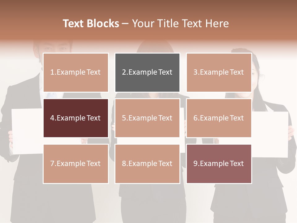 Businesswoman Looking Pretty PowerPoint Template