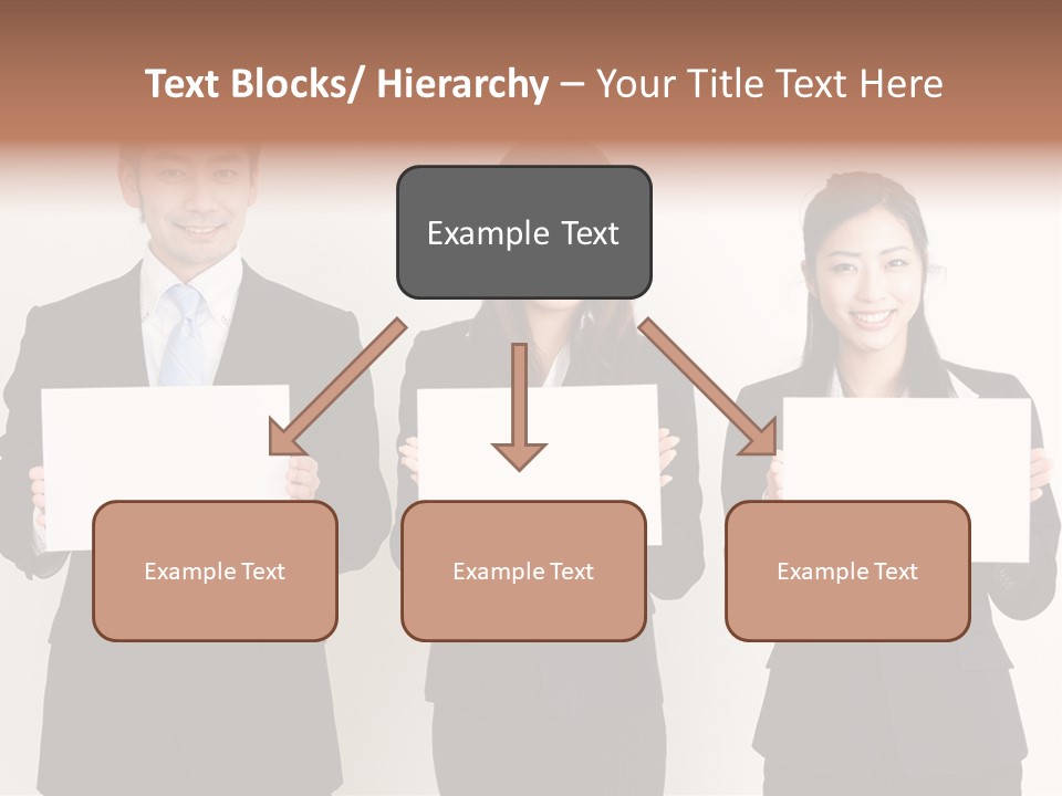 Businesswoman Looking Pretty PowerPoint Template