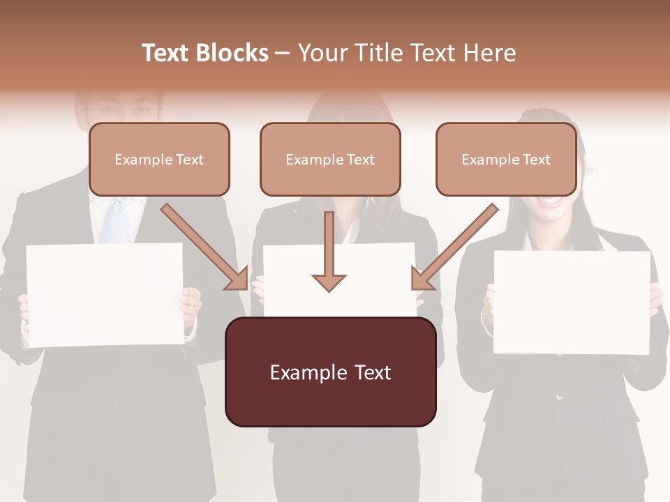 Businesswoman Looking Pretty PowerPoint Template