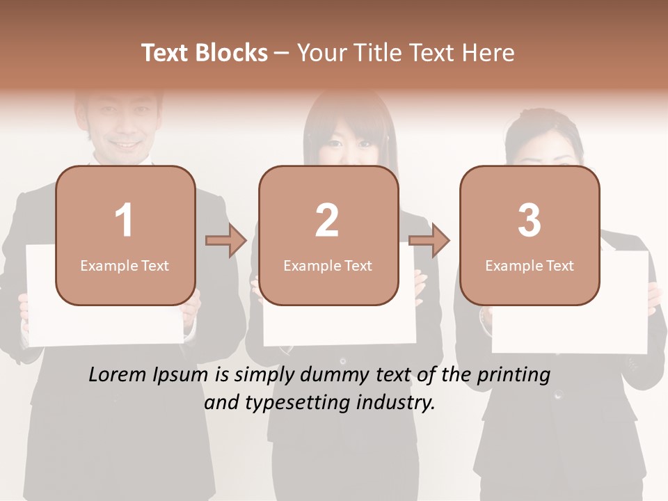 Businesswoman Looking Pretty PowerPoint Template