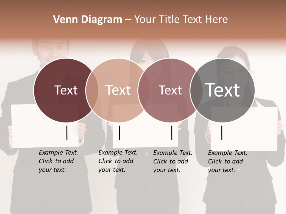 Businesswoman Looking Pretty PowerPoint Template