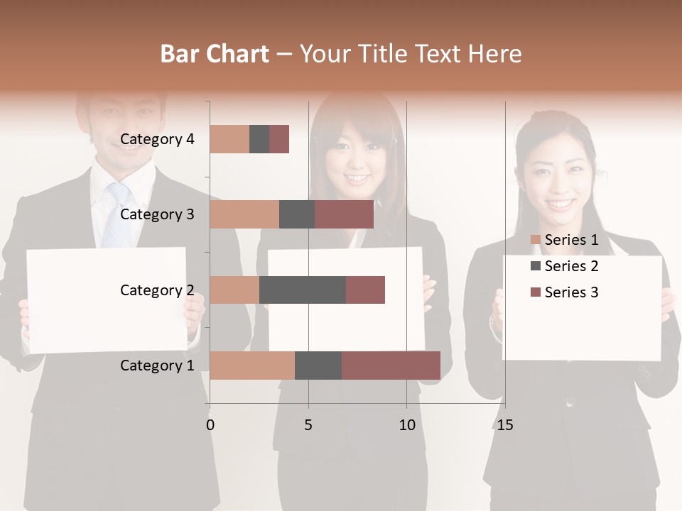 Businesswoman Looking Pretty PowerPoint Template