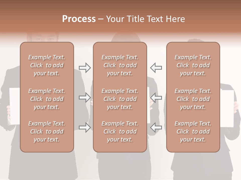 Businesswoman Looking Pretty PowerPoint Template