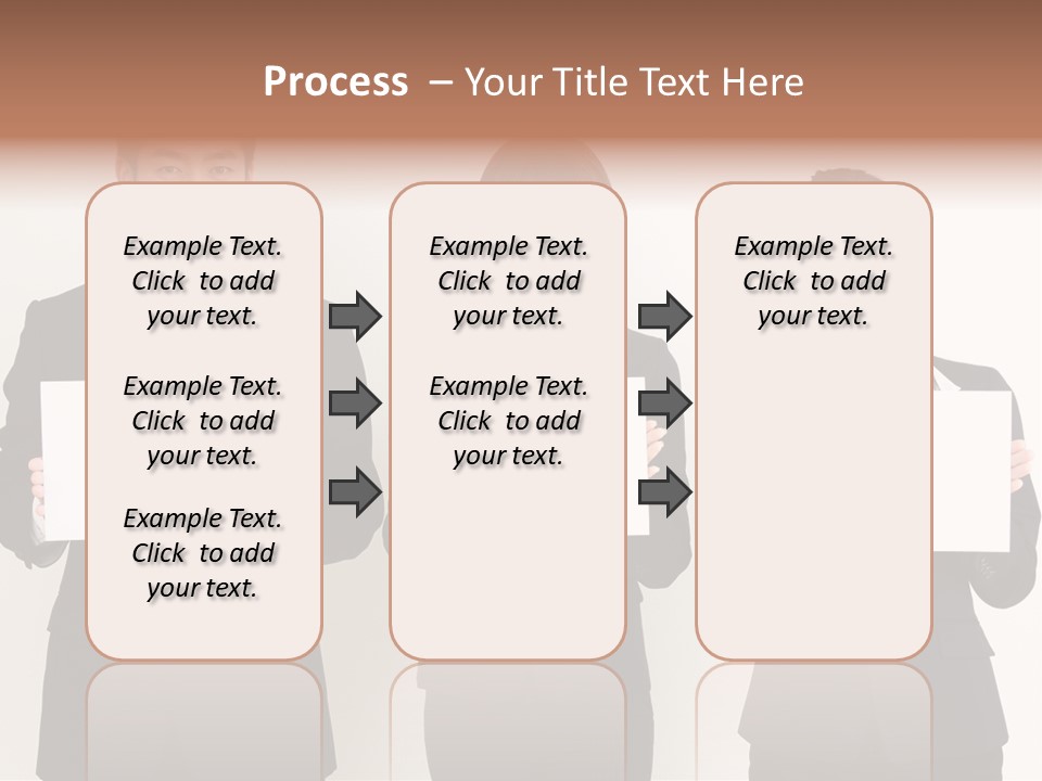 Businesswoman Looking Pretty PowerPoint Template