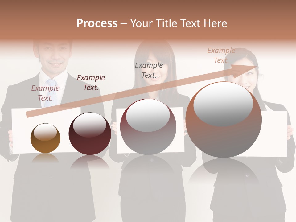 Businesswoman Looking Pretty PowerPoint Template