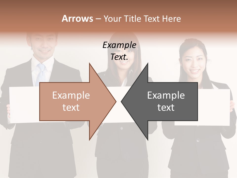 Businesswoman Looking Pretty PowerPoint Template