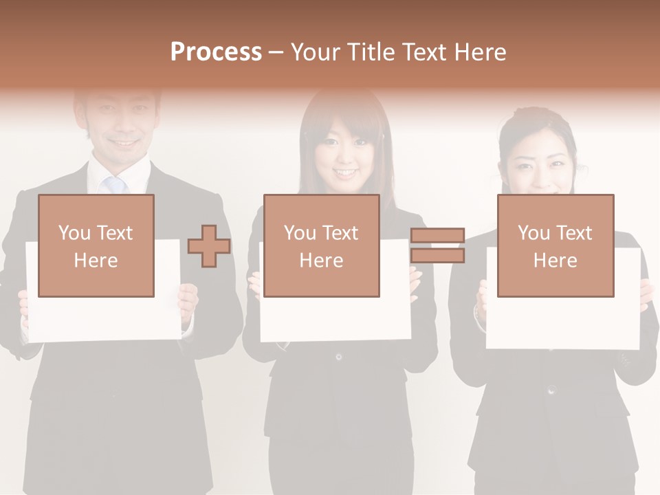 Businesswoman Looking Pretty PowerPoint Template