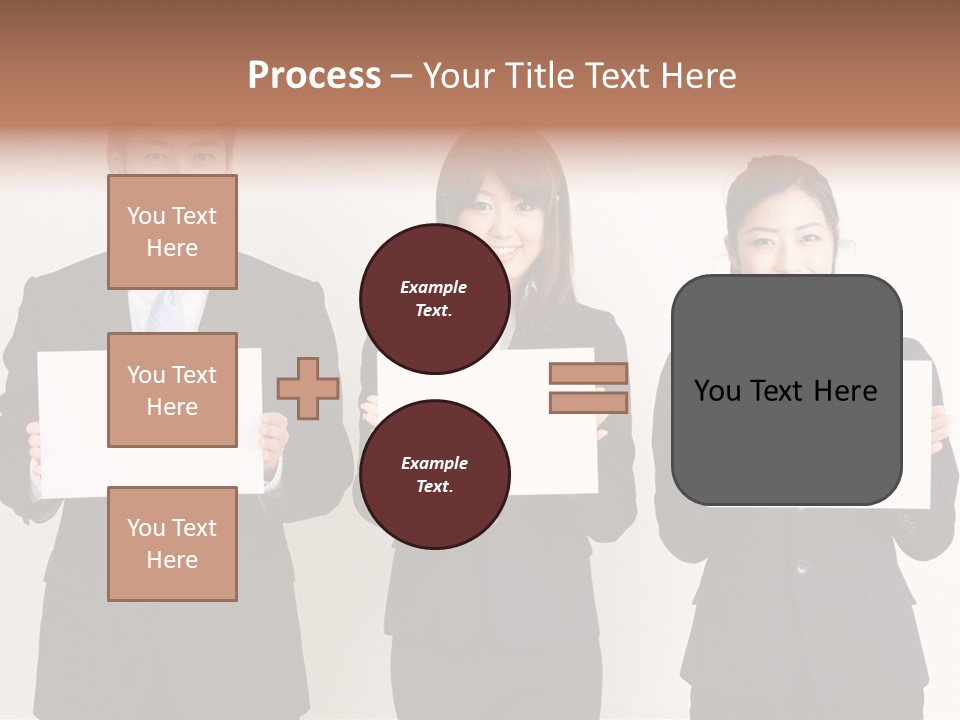 Businesswoman Looking Pretty PowerPoint Template