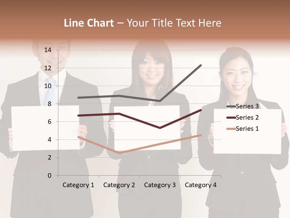 Businesswoman Looking Pretty PowerPoint Template