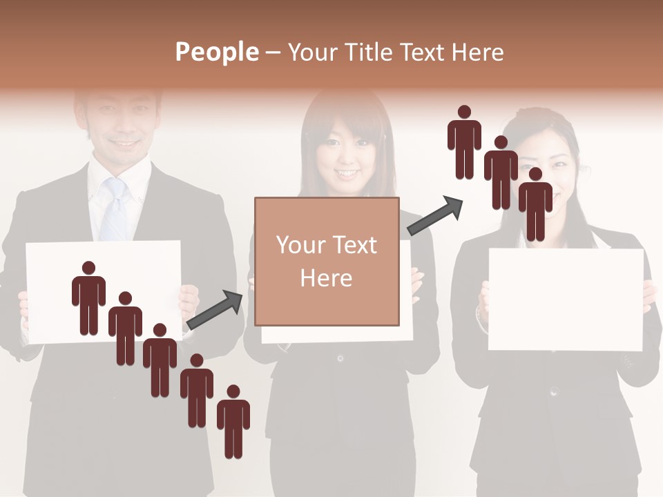 Businesswoman Looking Pretty PowerPoint Template