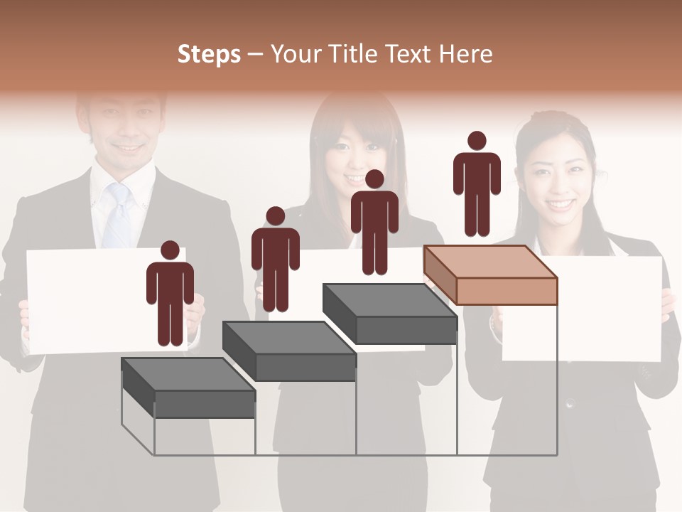 Businesswoman Looking Pretty PowerPoint Template