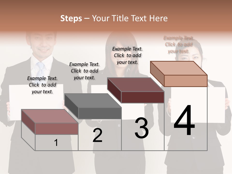 Businesswoman Looking Pretty PowerPoint Template