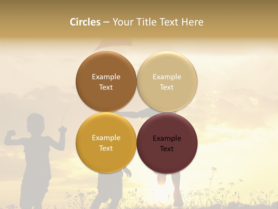 Glee Little Sky PowerPoint Template